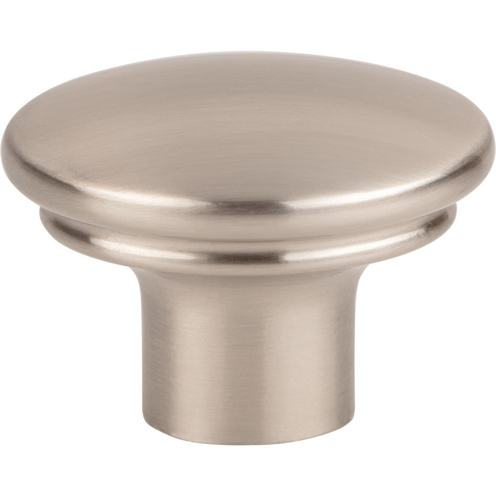 Top Knobs TK3051BSN: 1-3/8" Julian Round Cabinet Knob - Brushed Satin Nickel