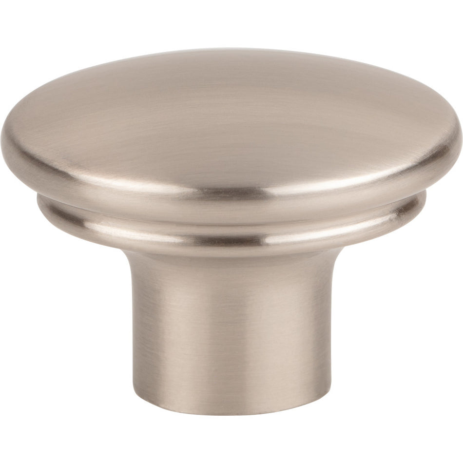 Top Knobs TK3051BSN: 1-3/8" Julian Round Cabinet Knob - Brushed Satin Nickel