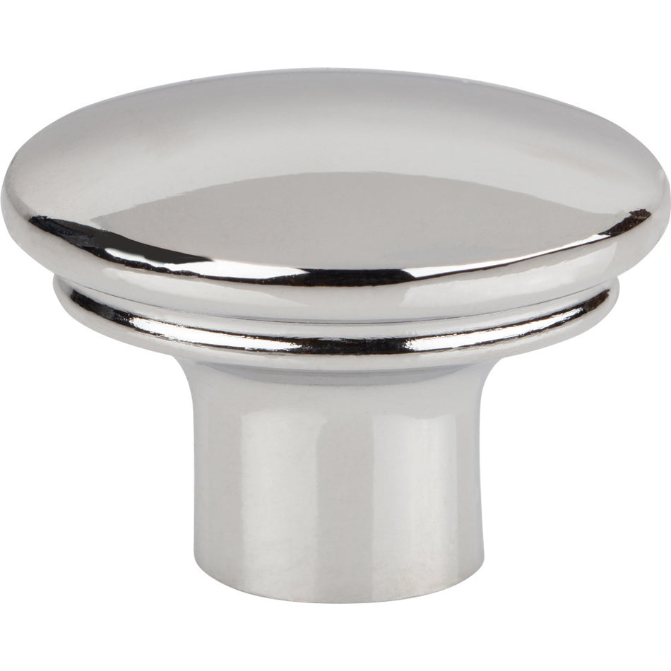 Top Knobs TK3051PC: 1-3/8" Julian Round Cabinet Knob - Polished Chrome