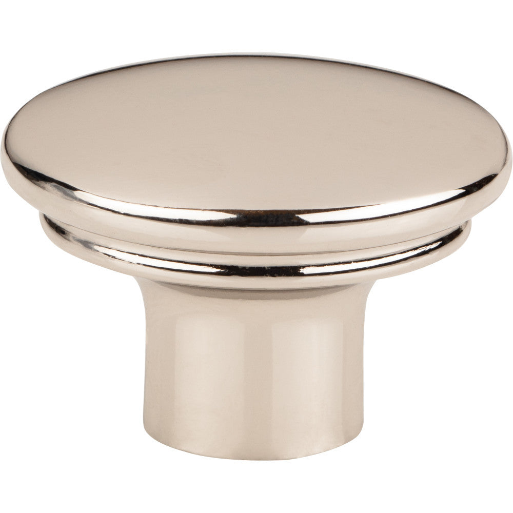 Top Knobs TK3051PN: 1-3/8" Julian Round Cabinet Knob - Polished Nickel