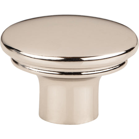 Top Knobs TK3051PN: 1-3/8" Julian Round Cabinet Knob - Polished Nickel