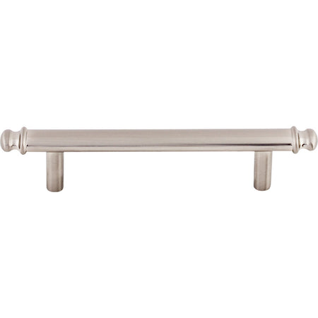 Top Knobs TK3052BSN: 3-3/4" cc Julian Round Bar Cabinet Pull - Brushed Satin Nickel