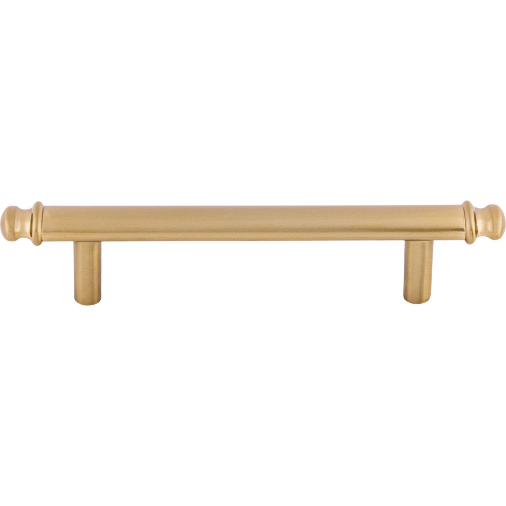 Top Knobs TK3052HB: 3-3/4" cc Julian Round Bar Cabinet Pull - Honey Bronze