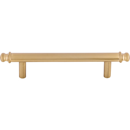Top Knobs TK3052HB: 3-3/4" cc Julian Round Bar Cabinet Pull - Honey Bronze