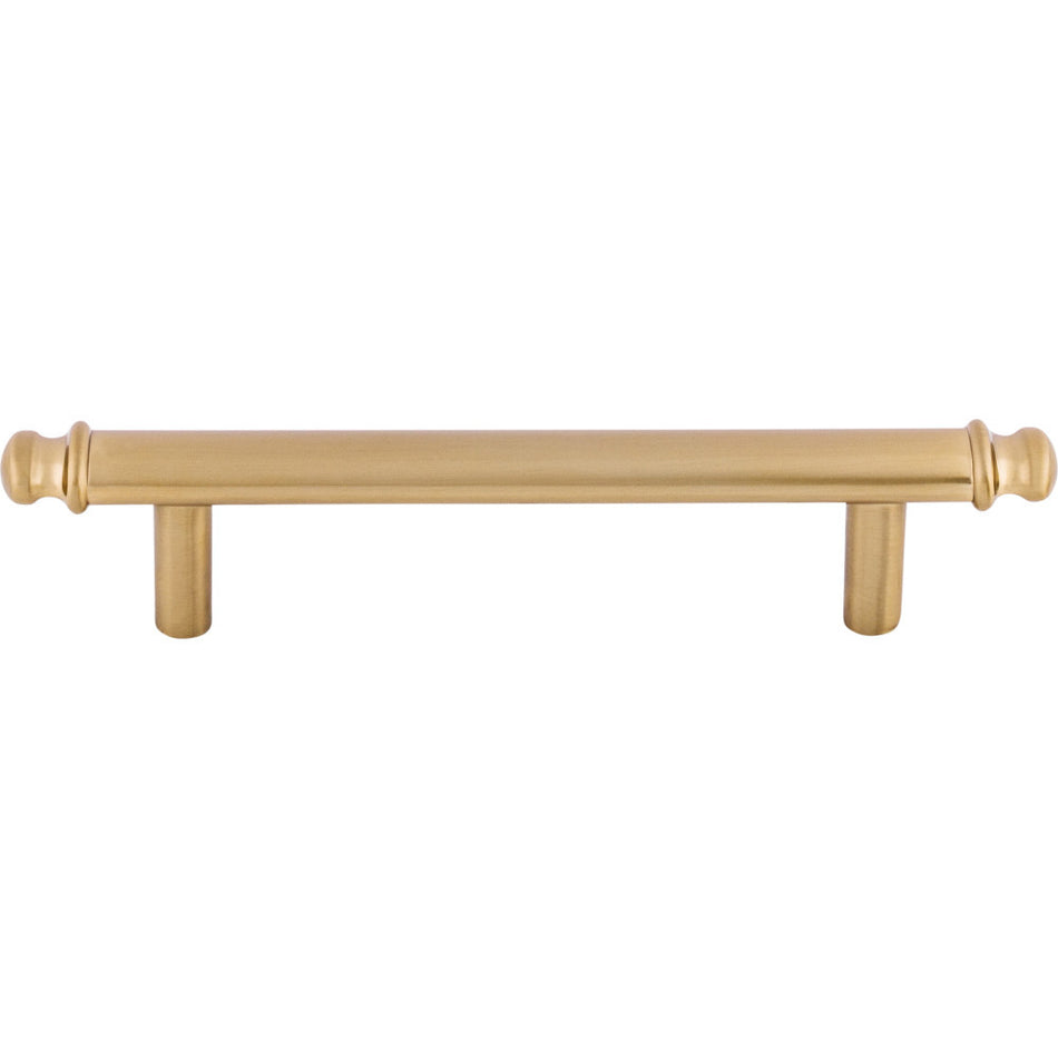 Top Knobs TK3052HB: 3-3/4" cc Julian Round Bar Cabinet Pull - Honey Bronze