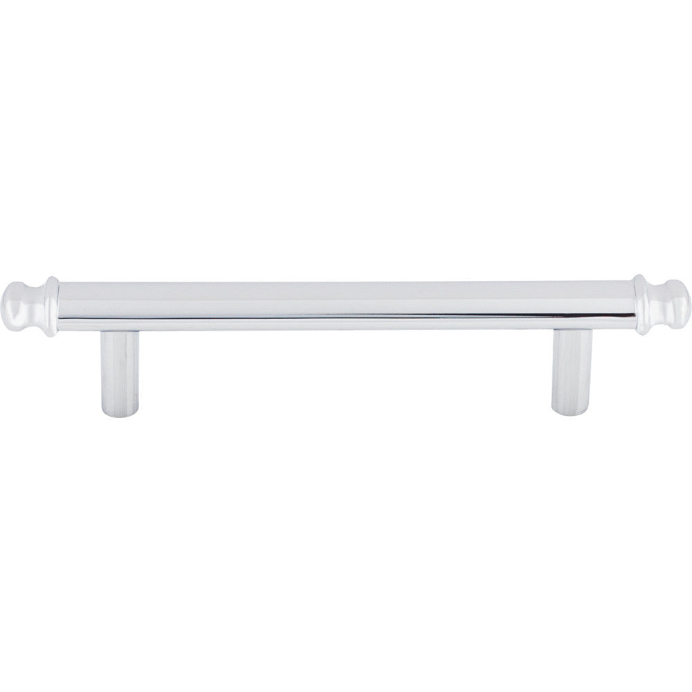 Top Knobs TK3052PC: 3-3/4" cc Julian Round Bar Cabinet Pull - Polished Chrome