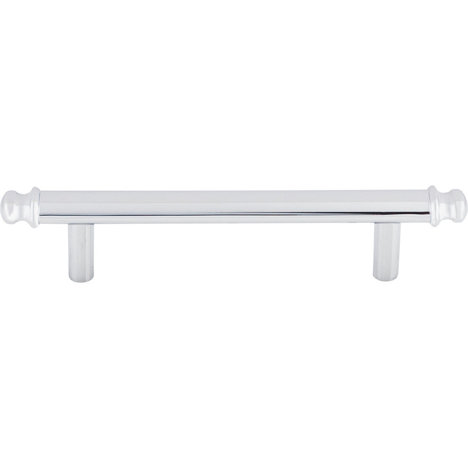 Top Knobs TK3052PC: 3-3/4" cc Julian Round Bar Cabinet Pull - Polished Chrome