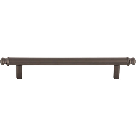 Top Knobs TK3053AG: 5-1/16" cc Julian Round Bar Cabinet Pull - Ash Gray