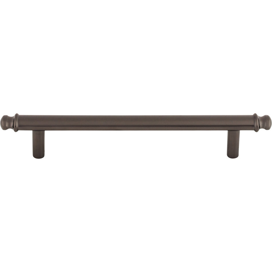 Top Knobs TK3053AG: 5-1/16" cc Julian Round Bar Cabinet Pull - Ash Gray