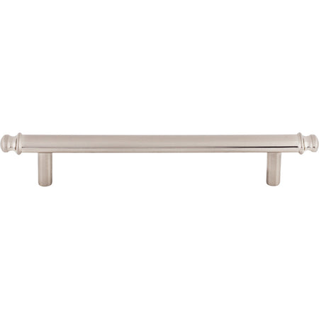 Top Knobs TK3053BSN: 5-1/16" cc Julian Round Bar Cabinet Pull - Brushed Satin Nickel