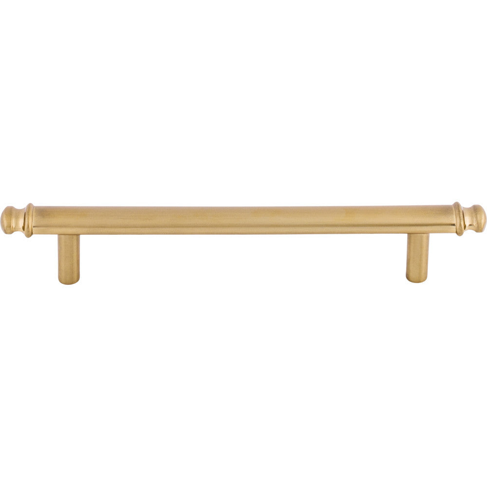 Top Knobs TK3053HB: 5-1/16" cc Julian Round Bar Cabinet Pull - Honey Bronze