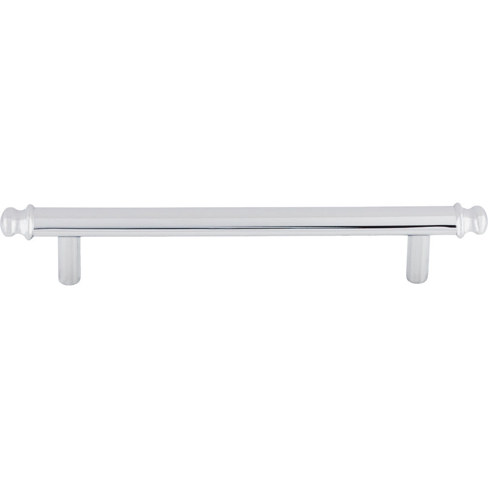 Top Knobs TK3053PC: 5-1/16" cc Julian Round Bar Cabinet Pull - Polished Chrome