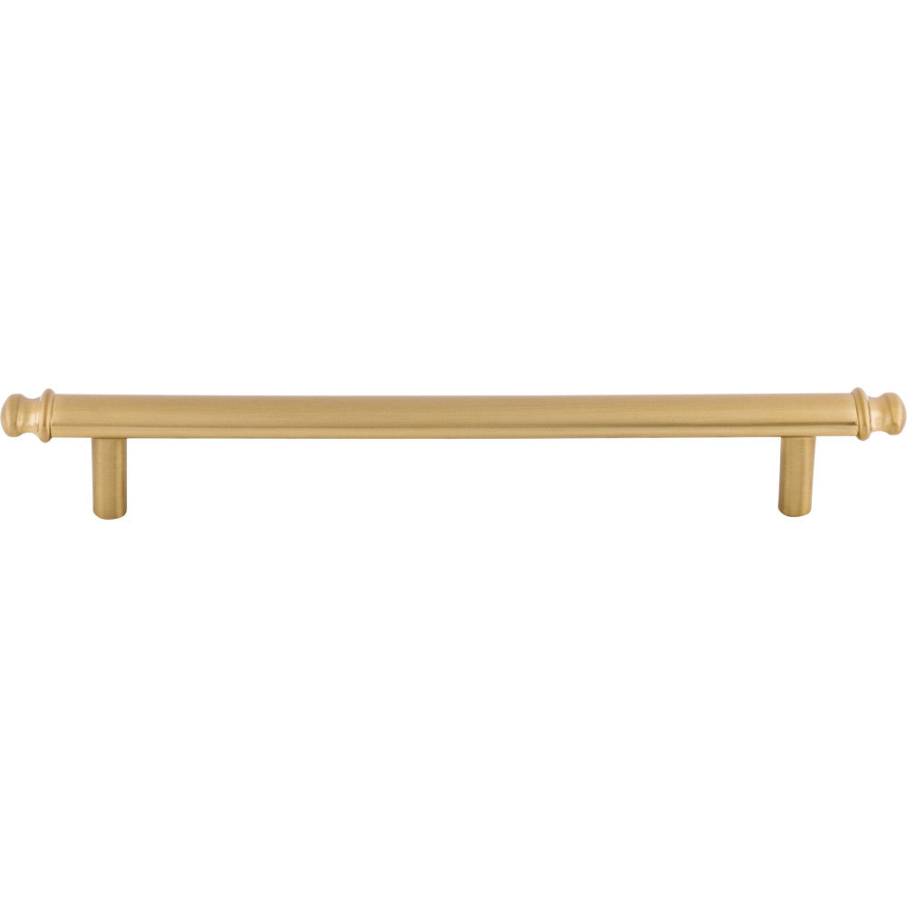 Top Knobs TK3054HB: 6-5/16" cc Julian Round Bar Cabinet Pull - Honey Bronze