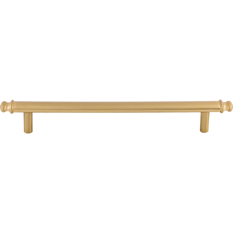 Top Knobs TK3054HB: 6-5/16" cc Julian Round Bar Cabinet Pull - Honey Bronze