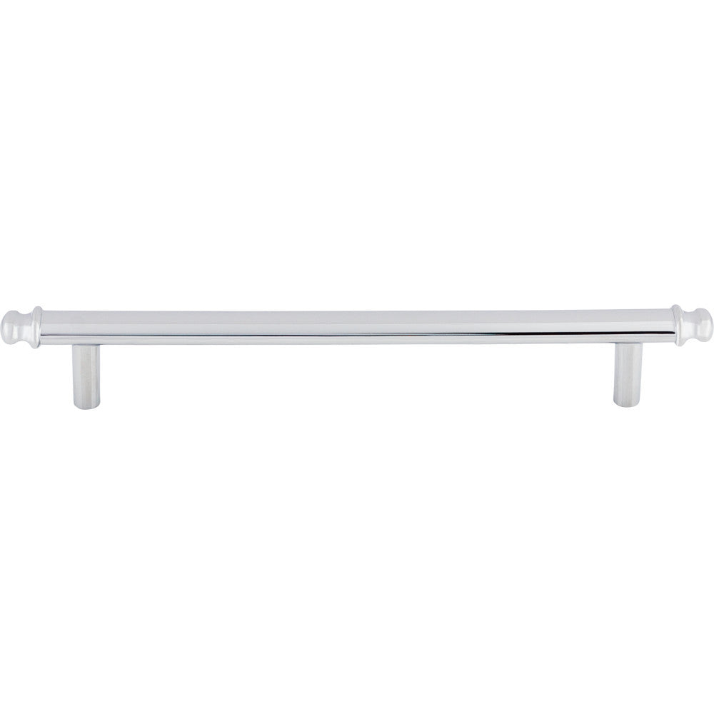 Top Knobs TK3054PC: 6-5/16" cc Julian Round Bar Cabinet Pull - Polished Chrome