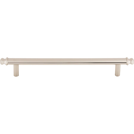 Top Knobs TK3054PN: 6-5/16" cc Julian Round Bar Cabinet Pull - Polished Nickel