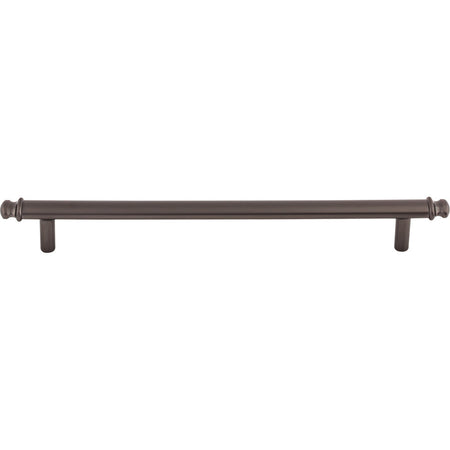 Top Knobs TK3055AG: 7-9/16" cc Julian Round Bar Cabinet Pull - Ash Gray