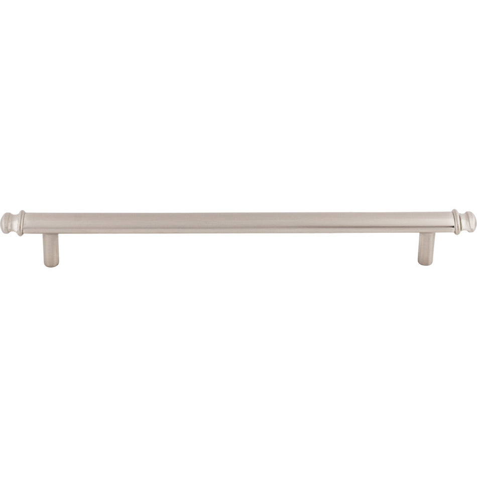 Top Knobs TK3055BSN: 7-9/16" cc Julian Round Bar Cabinet Pull - Brushed Satin Nickel
