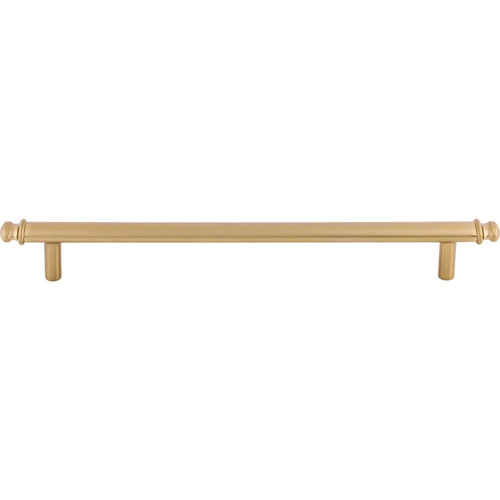 Top Knobs TK3055HB: 7-9/16" cc Julian Round Bar Cabinet Pull - Honey Bronze