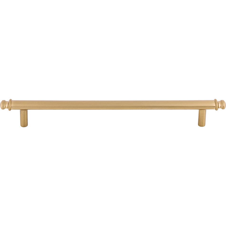Top Knobs TK3055HB: 7-9/16" cc Julian Round Bar Cabinet Pull - Honey Bronze