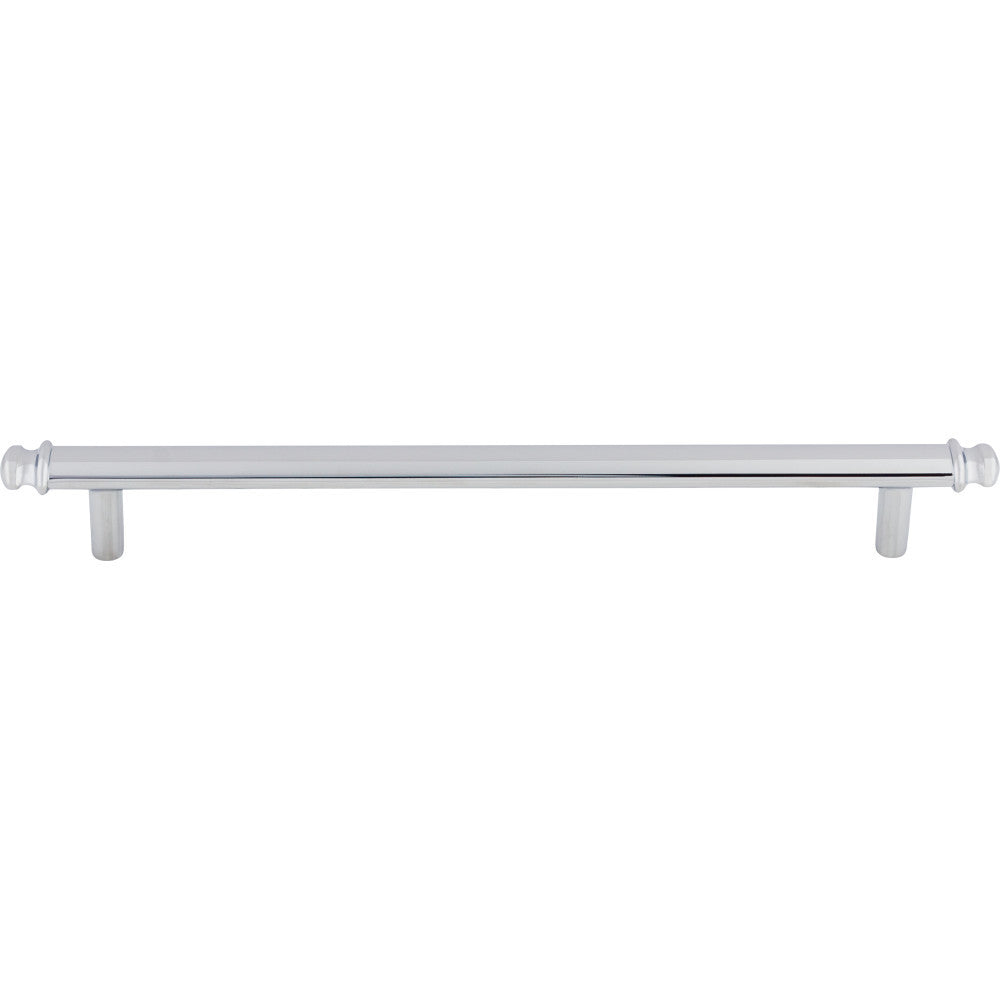 Top Knobs TK3055PC: 7-9/16" cc Julian Round Bar Cabinet Pull - Polished Chrome