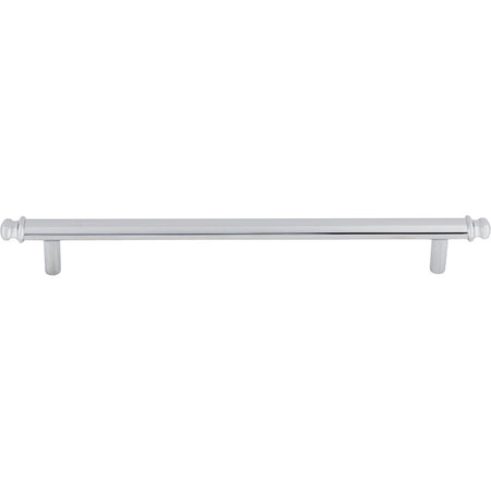 Top Knobs TK3055PC: 7-9/16" cc Julian Round Bar Cabinet Pull - Polished Chrome