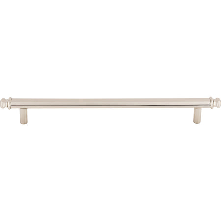 Top Knobs TK3055PN: 7-9/16" cc Julian Round Bar Cabinet Pull - Polished Nickel