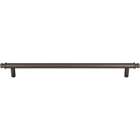 Top Knobs TK3056AG: 8-13/16" cc Julian Round Bar Cabinet Pull - Ash Gray