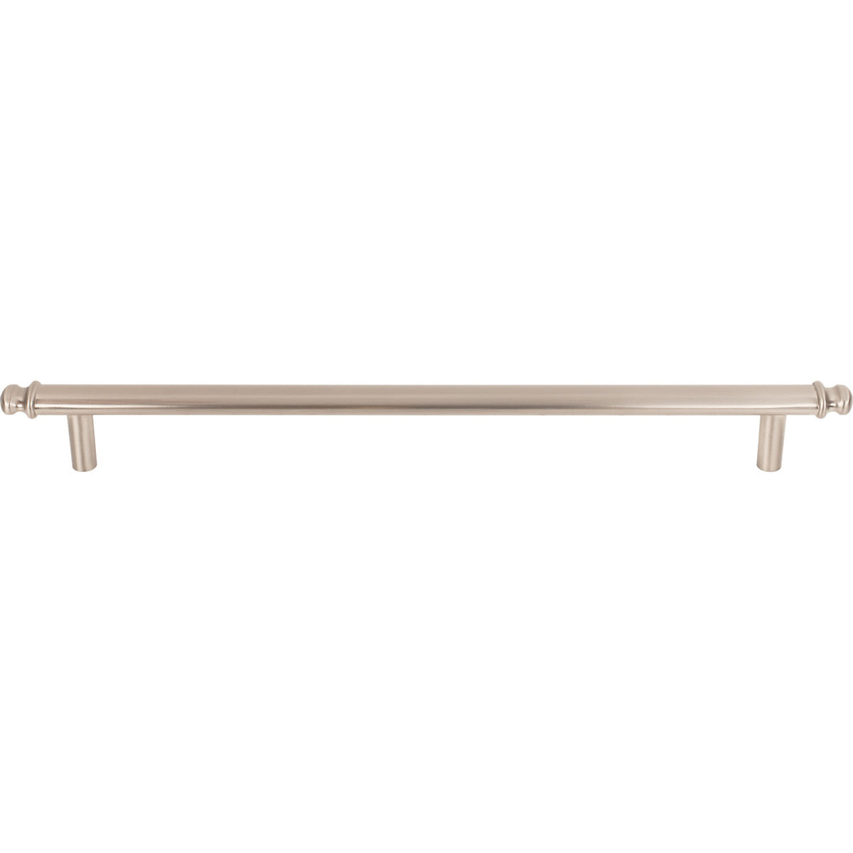 Top Knobs TK3056BSN: 8-13/16" cc Julian Round Bar Cabinet Pull - Brushed Satin Nickel