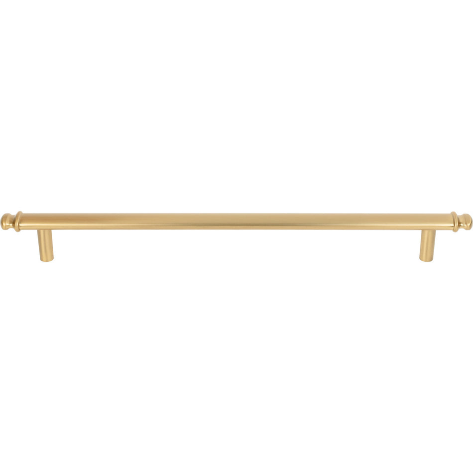 Top Knobs TK3056HB: 8-13/16" cc Julian Round Bar Cabinet Pull - Honey Bronze