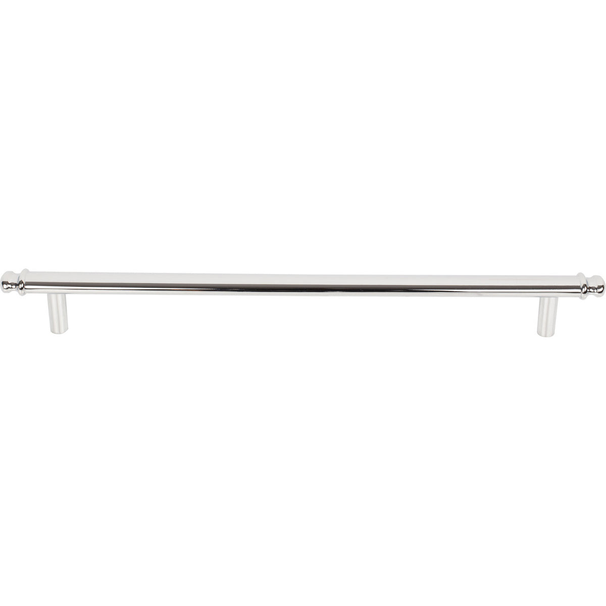 Top Knobs TK3056PC: 8-13/16" cc Julian Round Bar Cabinet Pull - Polished Chrome