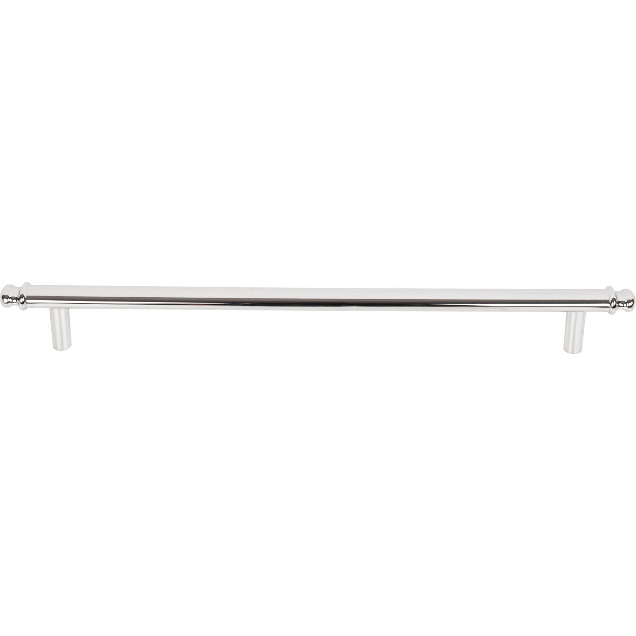 Top Knobs TK3056PC: 8-13/16" cc Julian Round Bar Cabinet Pull - Polished Chrome