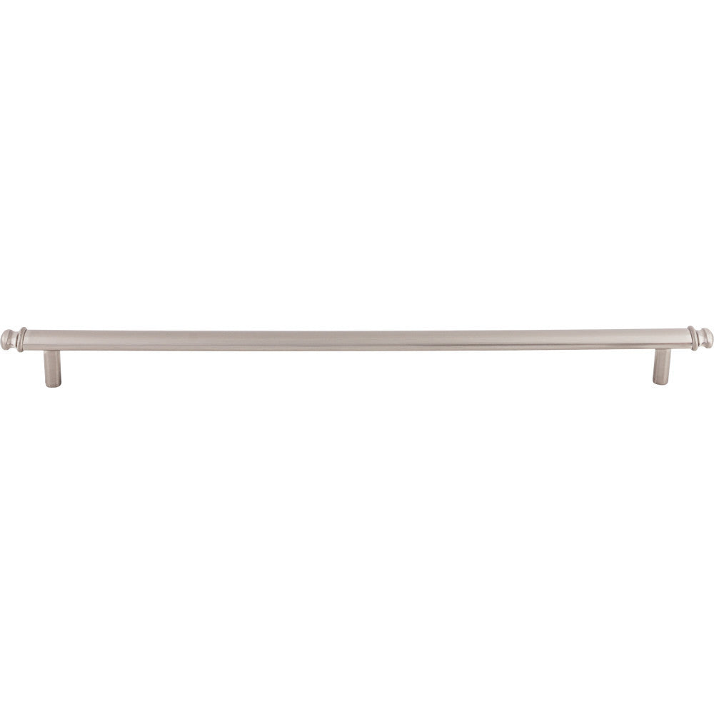 Top Knobs TK3057BSN: 12" cc Julian Round Bar Cabinet Pull - Brushed Satin Nickel
