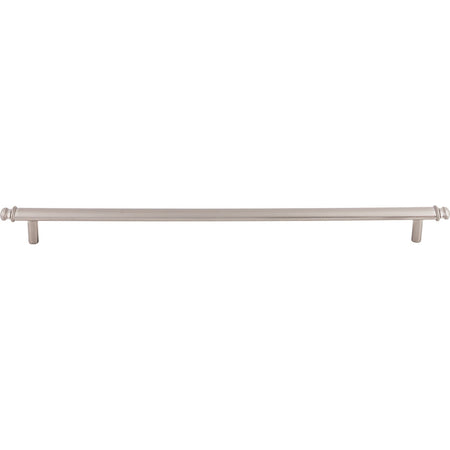 Top Knobs TK3057BSN: 12" cc Julian Round Bar Cabinet Pull - Brushed Satin Nickel