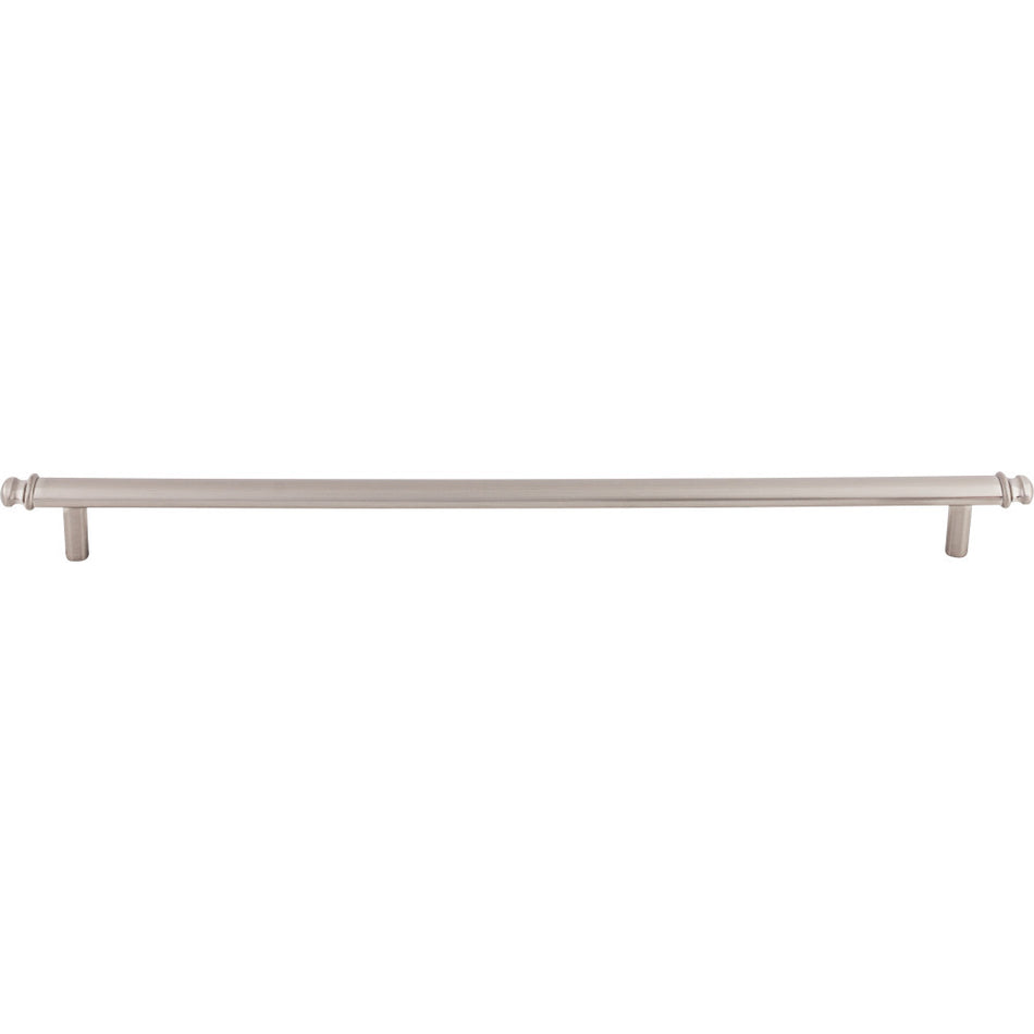 Top Knobs TK3057BSN: 12" cc Julian Round Bar Cabinet Pull - Brushed Satin Nickel