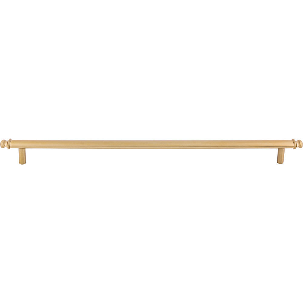 Top Knobs TK3057HB: 12" cc Julian Round Bar Cabinet Pull - Honey Bronze