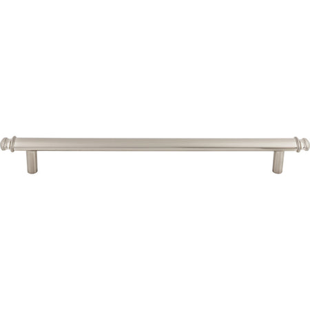 Top Knobs TK3058BSN: 12" cc Julian Round Bar Cabinet Pull - Brushed Satin Nickel
