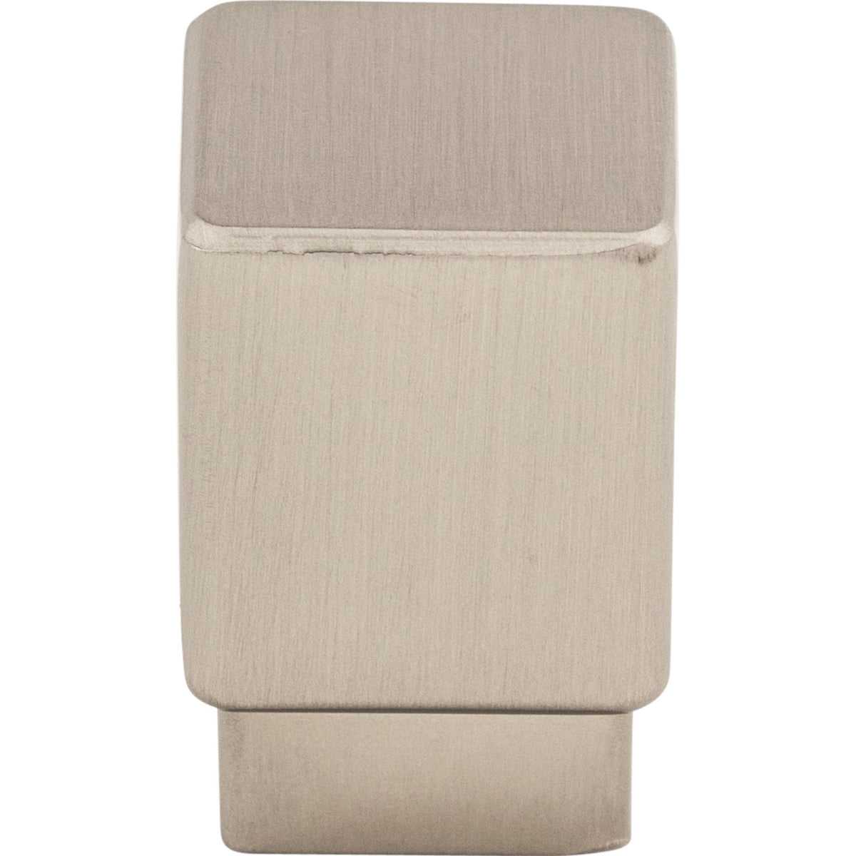 Top Knobs TK31BSN: 3/4" Sanctuary Tapered Square Cabinet Knob - Brushed Satin Nickel
