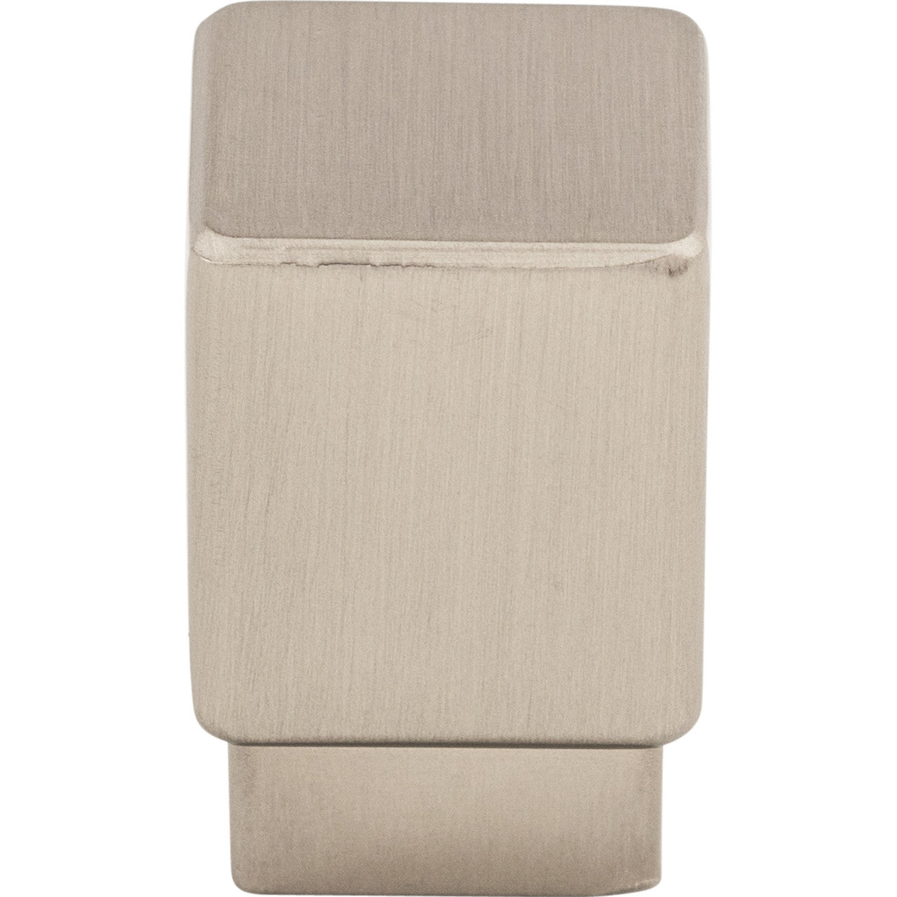 Top Knobs TK31BSN: 3/4" Sanctuary Tapered Square Cabinet Knob - Brushed Satin Nickel