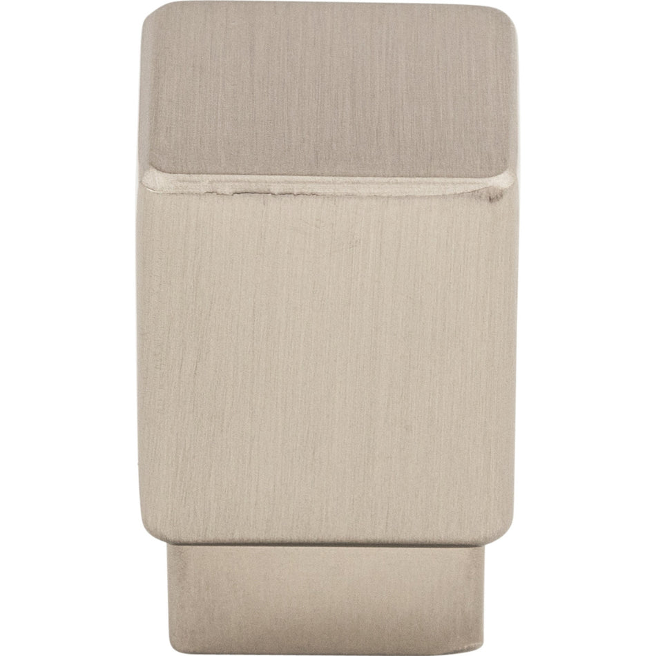 Top Knobs TK31BSN: 3/4" Sanctuary Tapered Square Cabinet Knob - Brushed Satin Nickel
