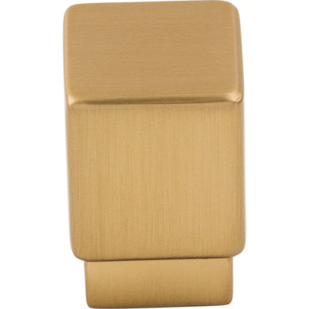 Top Knobs TK31HB: 3/4" Sanctuary Tapered Square Cabinet Knob - Honey Bronze