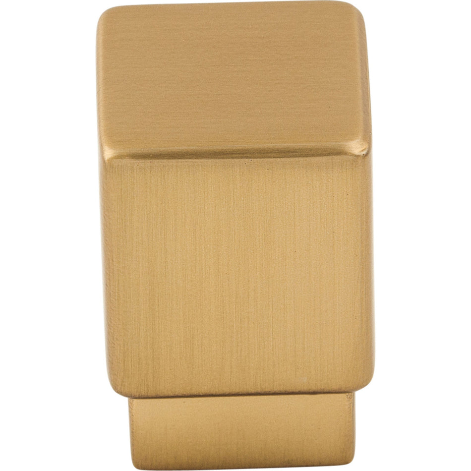 Top Knobs TK31HB: 3/4" Sanctuary Tapered Square Cabinet Knob - Honey Bronze