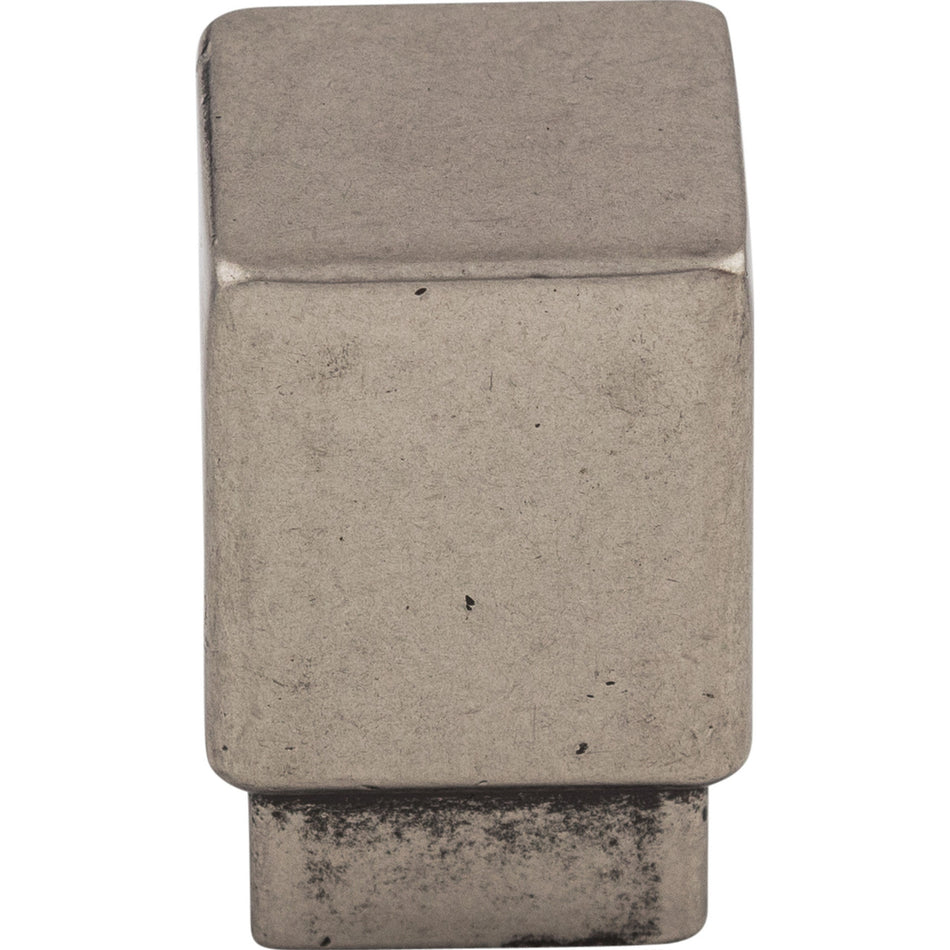 Top Knobs TK31PTA: 3/4" Sanctuary Tapered Square Cabinet Knob - Pewter Antique