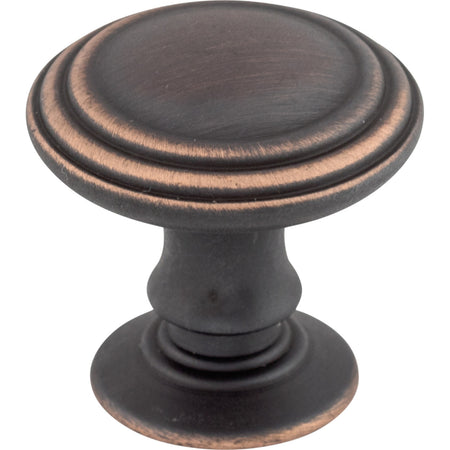 Top Knobs TK320UM: 1-1/4" Reeded Round Cabinet Knob - Umbrio