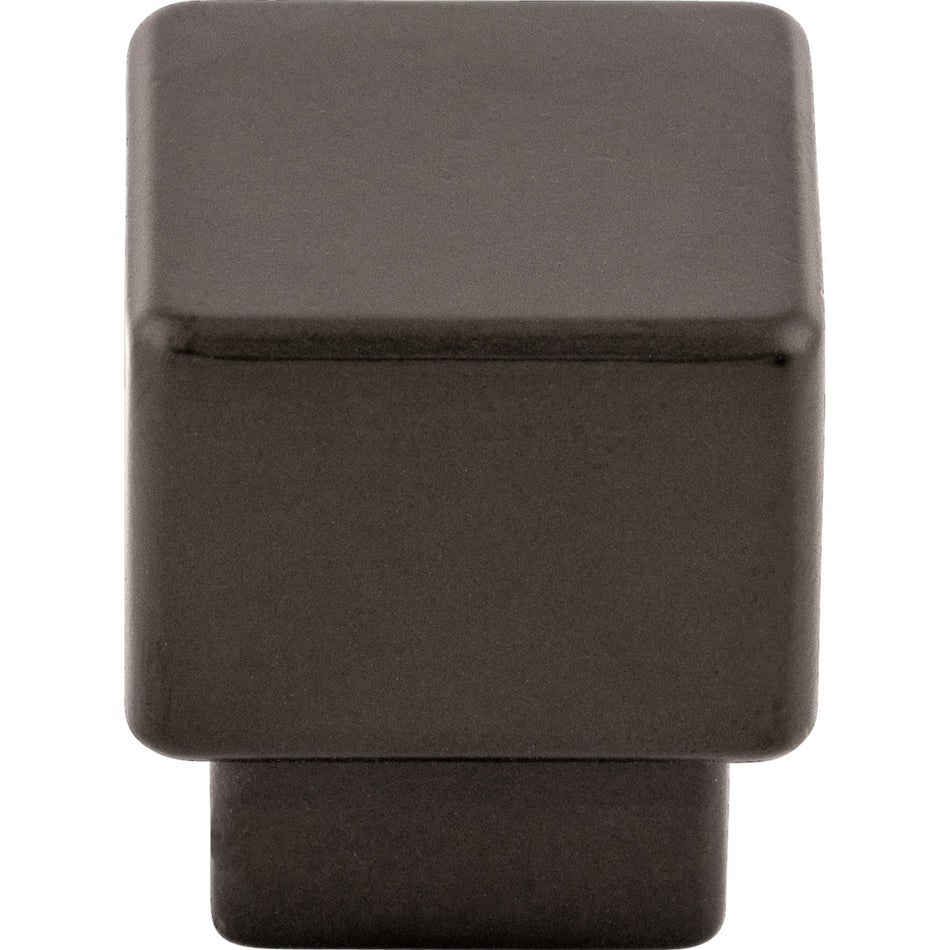 Top Knobs TK32AG: 1" Sanctuary Tapered Square Cabinet Knob - Ash Gray