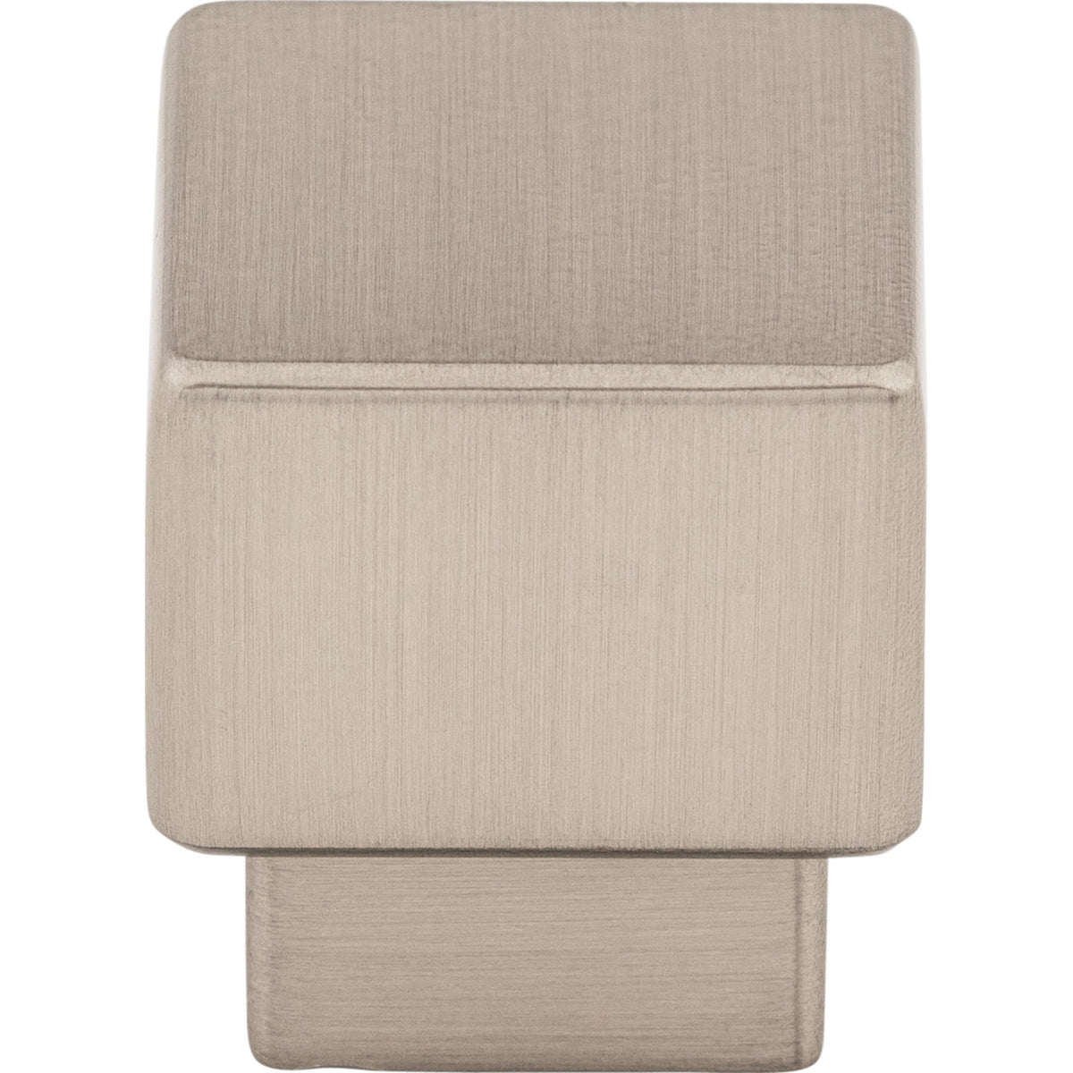 Top Knobs TK32BSN: 1" Sanctuary Tapered Square Cabinet Knob - Brushed Satin Nickel