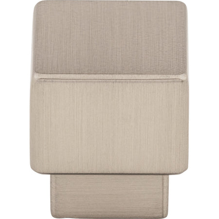 Top Knobs TK32BSN: 1" Sanctuary Tapered Square Cabinet Knob - Brushed Satin Nickel