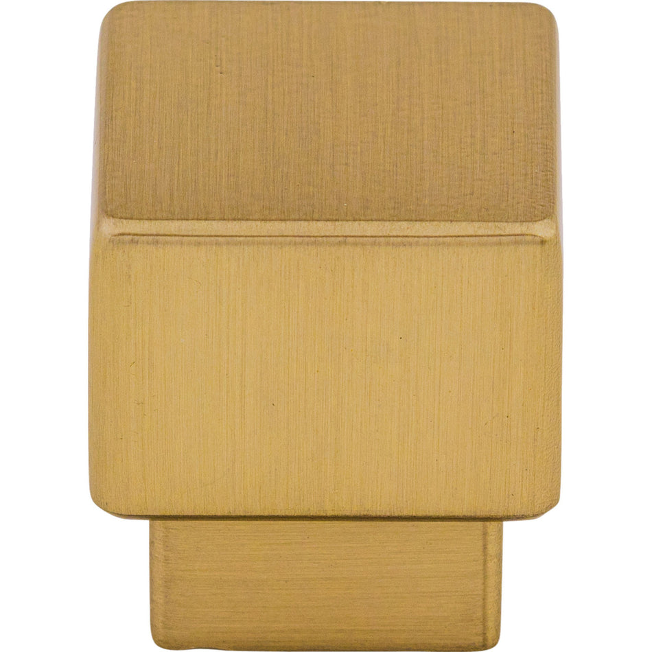 Top Knobs TK32HB: 1" Sanctuary Tapered Square Cabinet Knob - Honey Bronze