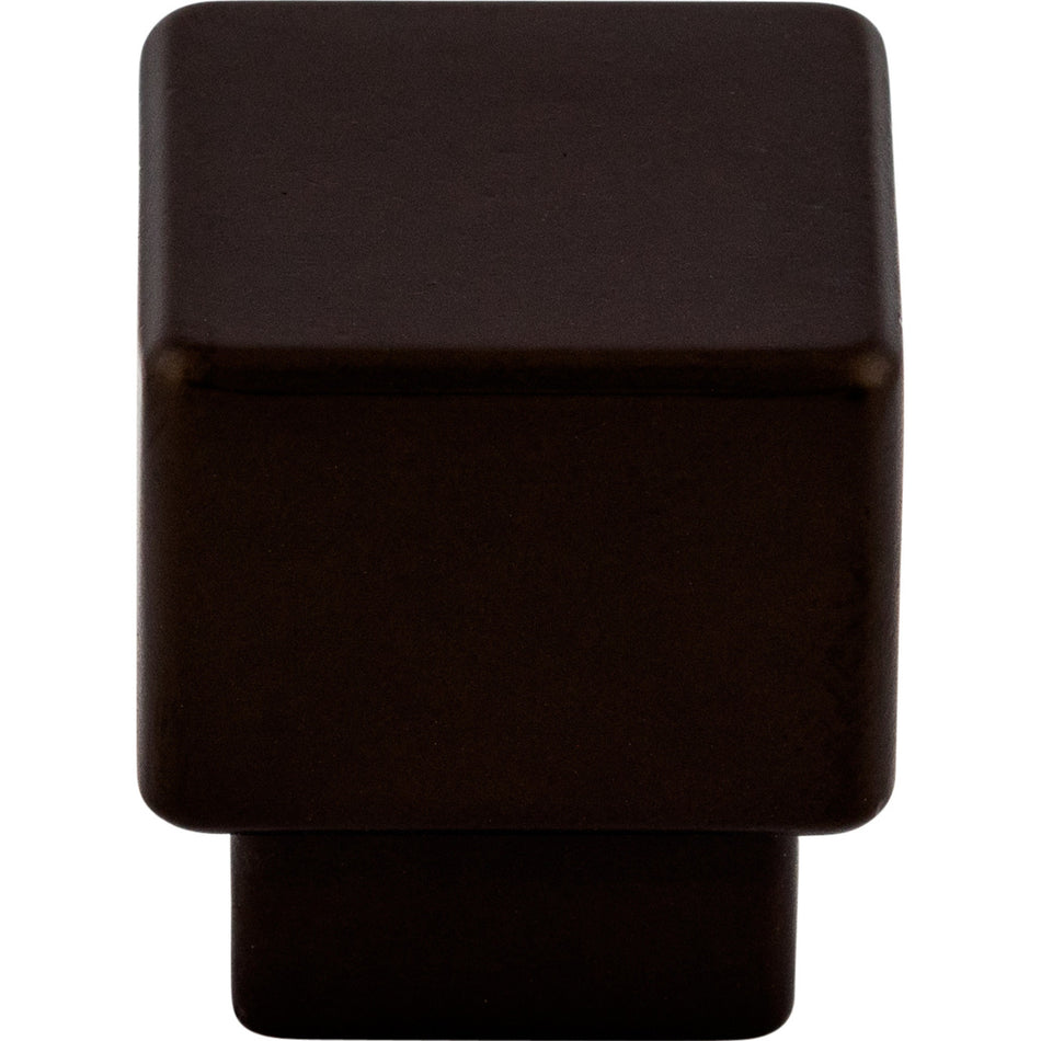 Top Knobs TK32ORB: 1" Sanctuary Tapered Square Cabinet Knob - Oil Rubbed Bronze