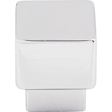 Top Knobs TK32PC: 1" Sanctuary Tapered Square Cabinet Knob - Polished Chrome